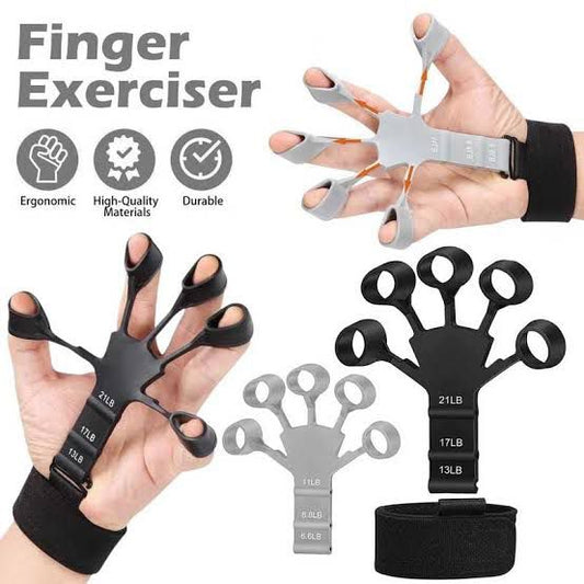 Silicone Hand Fingers Exercise Gripper with Box (Original Silicone)