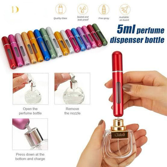 Mini Pocket Perfume Automizer/Refiller (Mix/Random color)